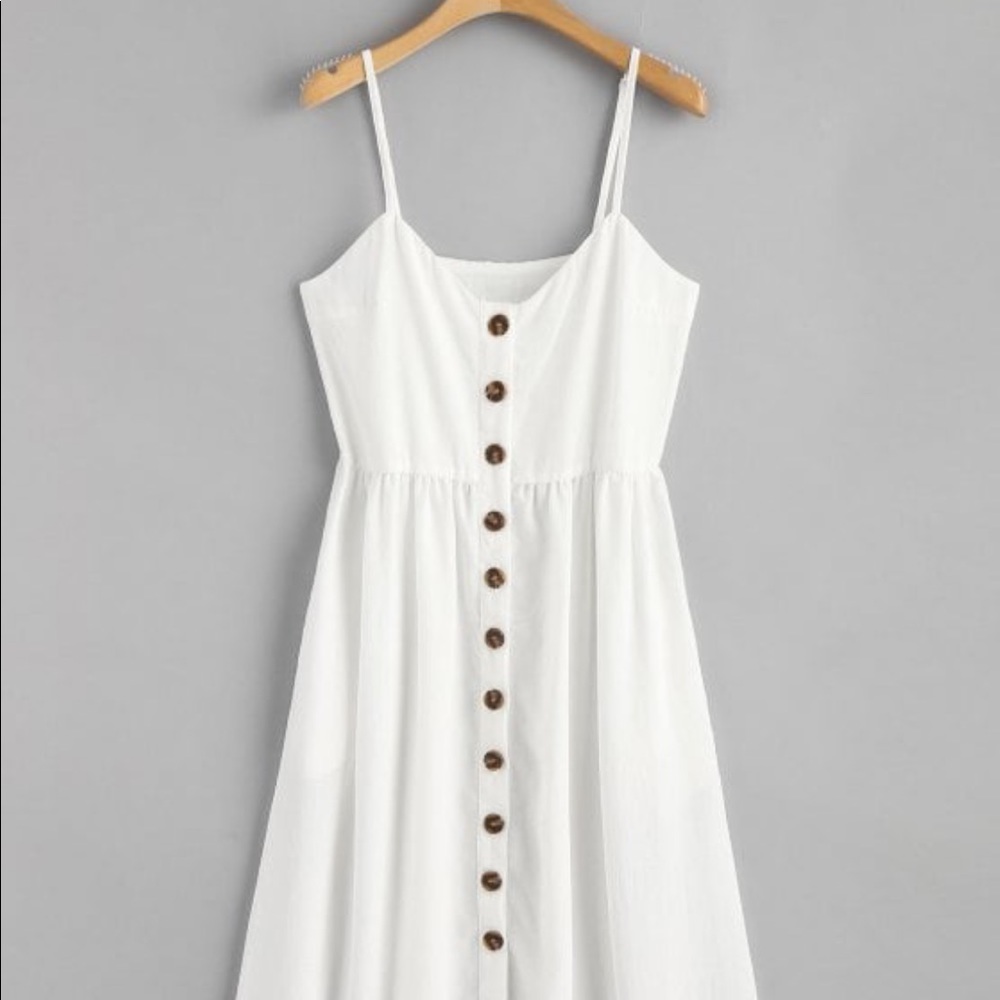 Cami button up casual dress